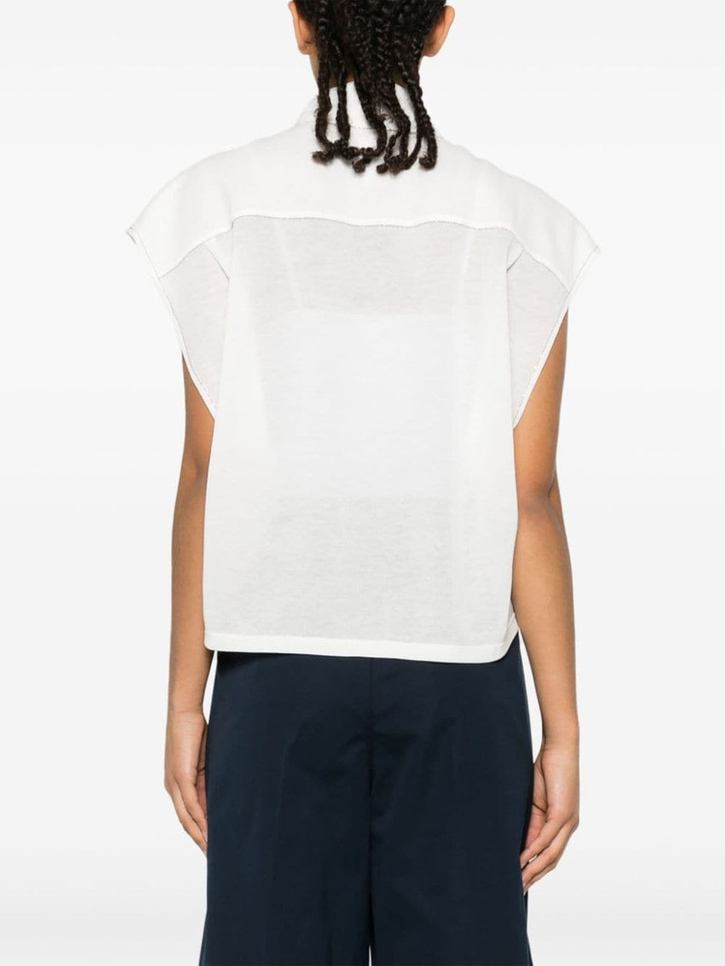 fine-knit sleeveless shirt 4