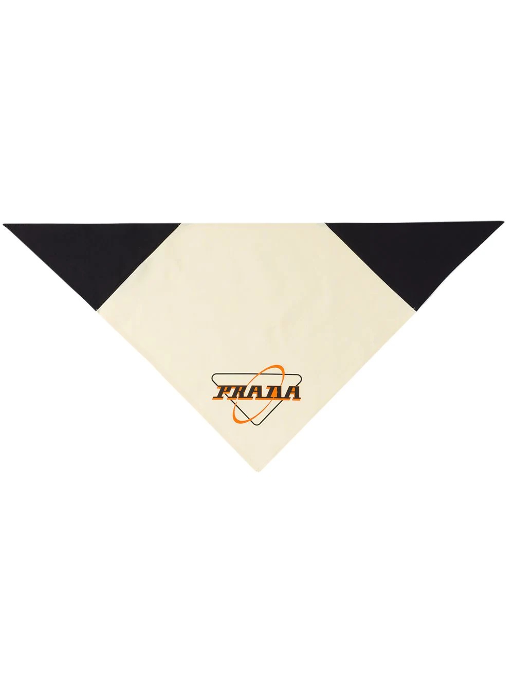 logo print scarf - 1