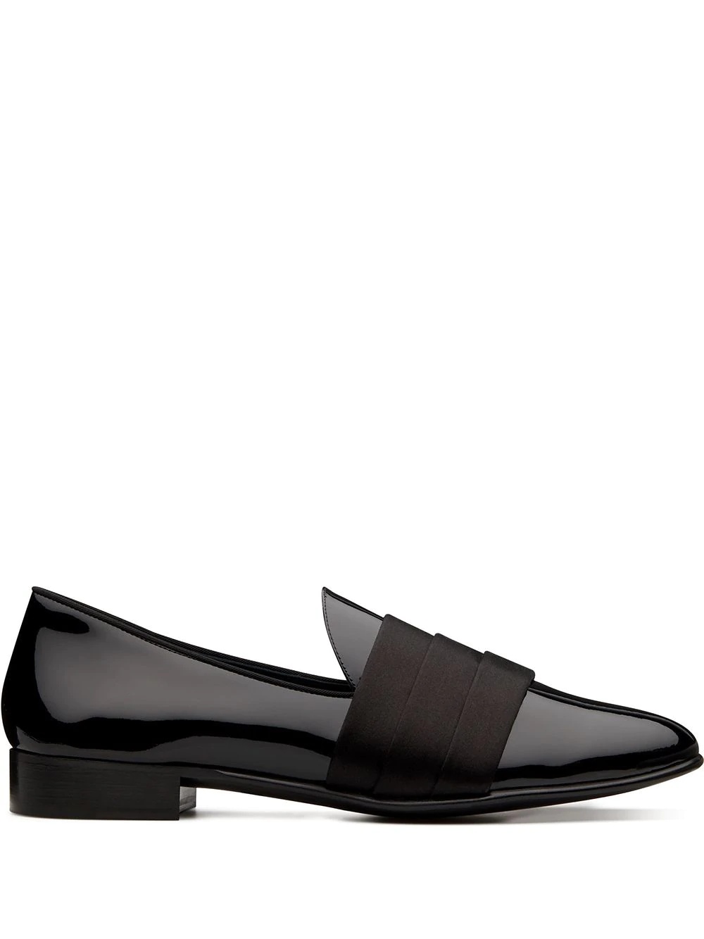 slip-on patent loafers - 1