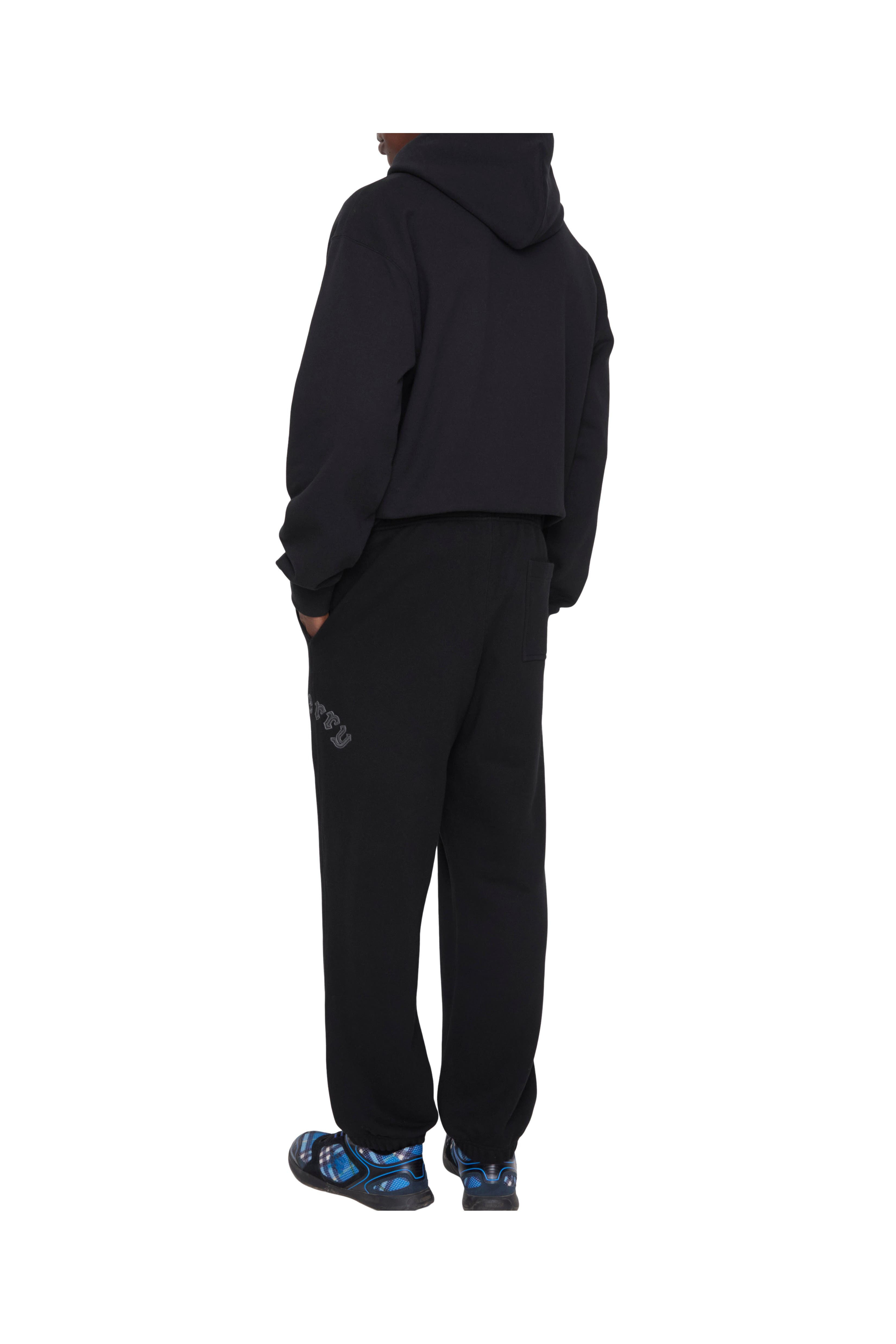 burberry Gothic Logo Cotton Jogging Pants in Black at Nordstrom - 3