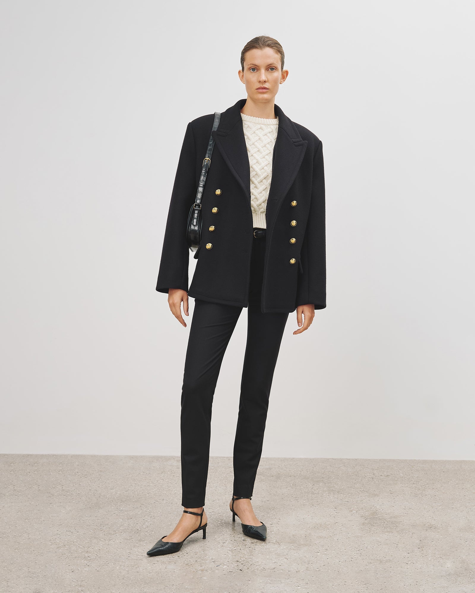 PASCAL DB BREASTED SHORT COAT - 4