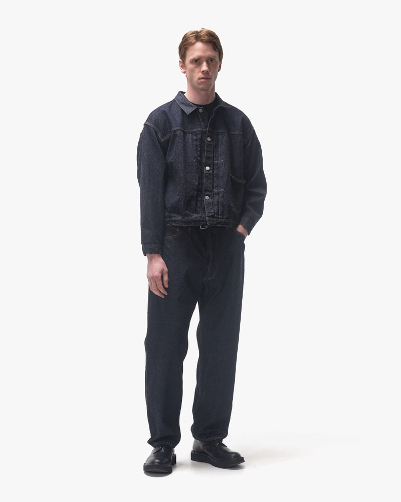 KAPTAIN SUNSHINE Denim Tracker 2P Jacket Indigo One Wash outlook