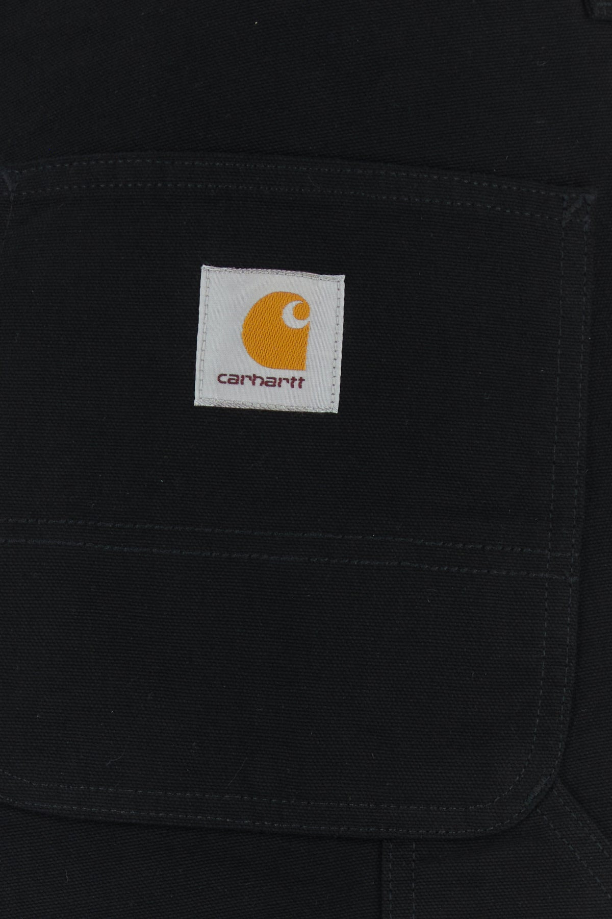 Black cotton Single Knee Pant - 3