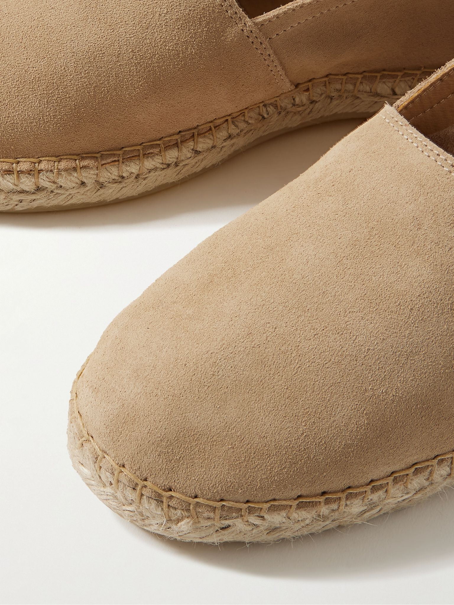 Helio Suede Espadrilles Beige - 4