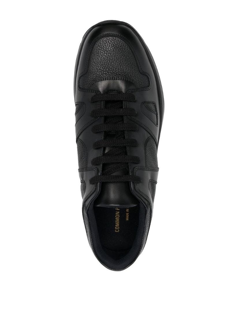 Track Technical leather low-top sneakers - 4