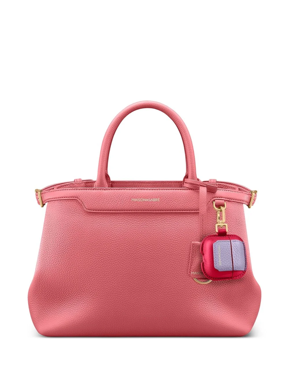 leather AirPods Pro 3 keyring case - 1