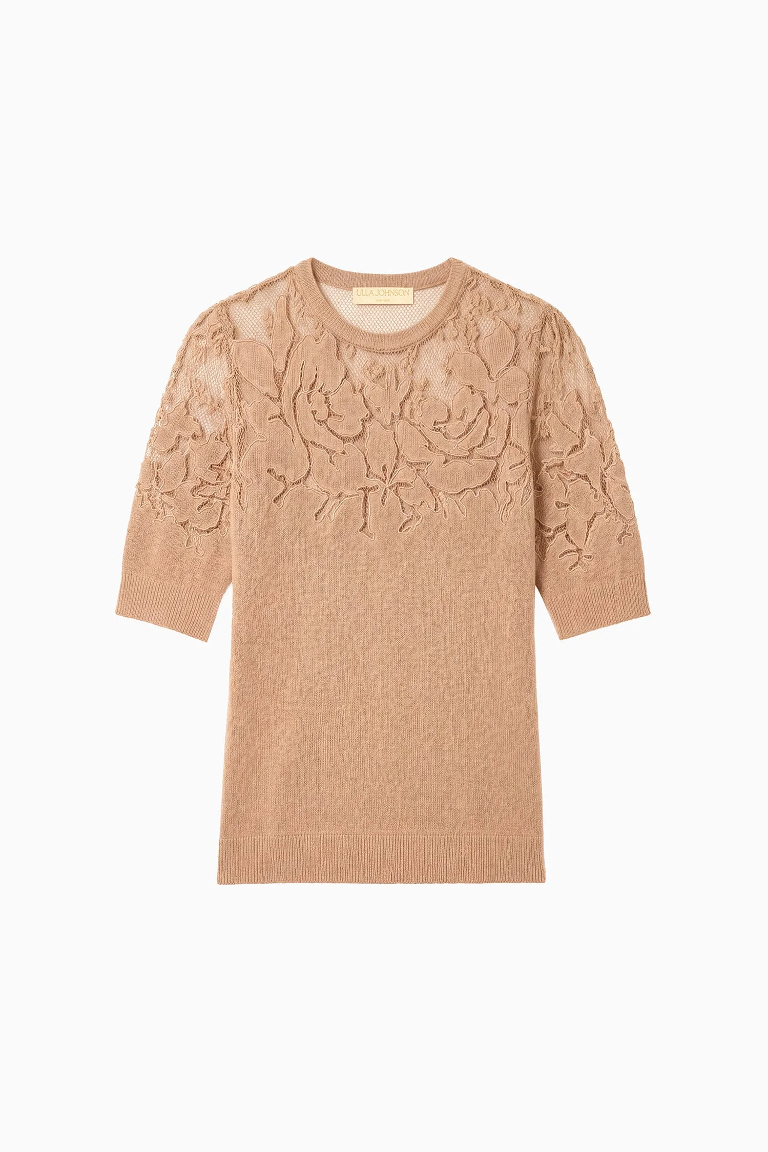 Ella Short Sleeve Lace Top - 1