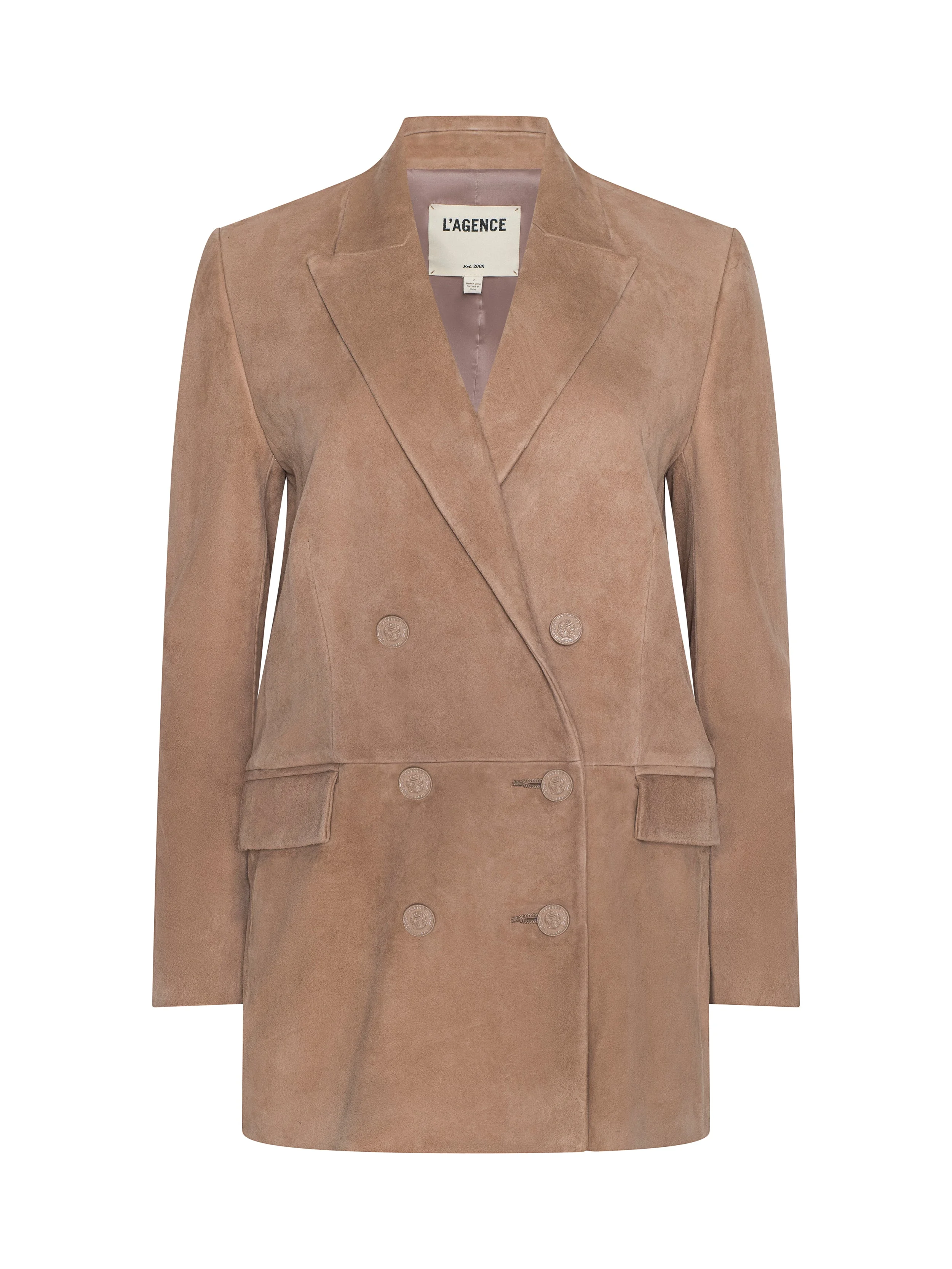 Aimee Oversized Suede Blazer - 1