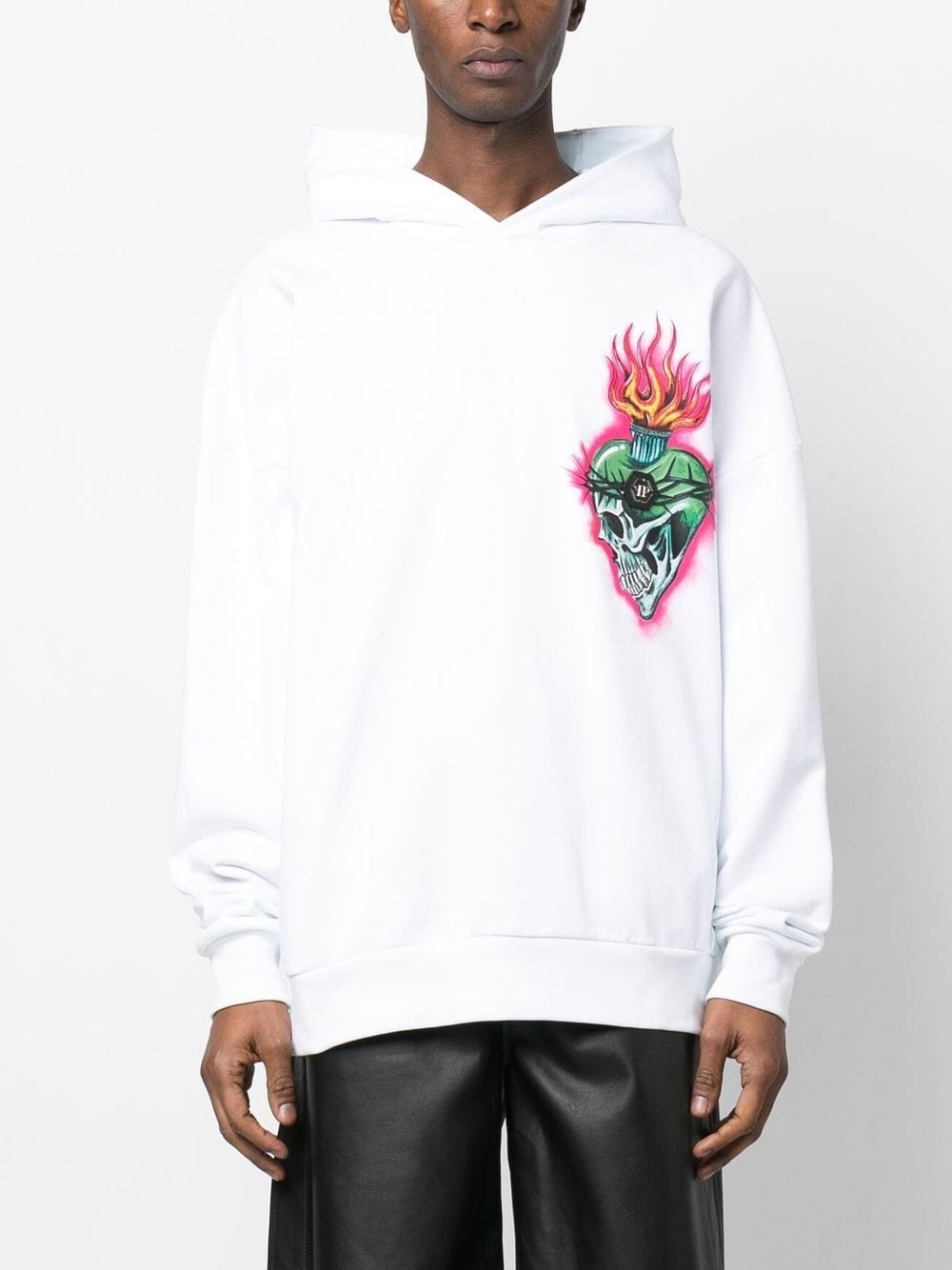 Love Tattoo long-sleeve hoodie - 3