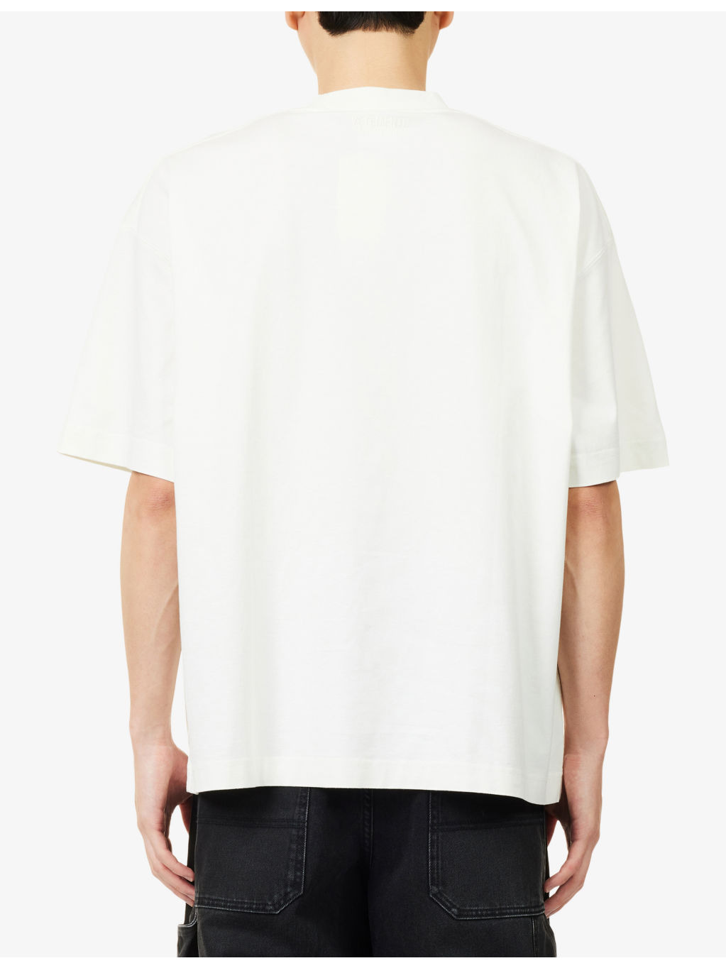 Relaxed-Fit Short-Sleeves Cotton-Jersey T-Shirt - 4