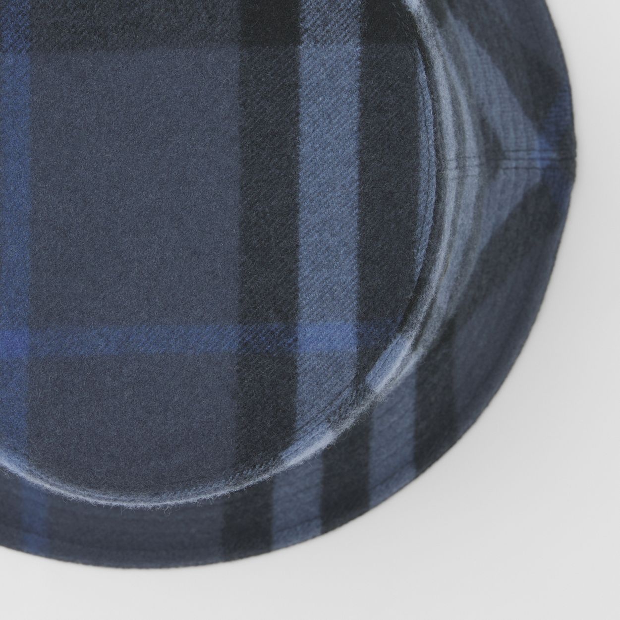 Check Wool Cashmere Bucket Hat - 6