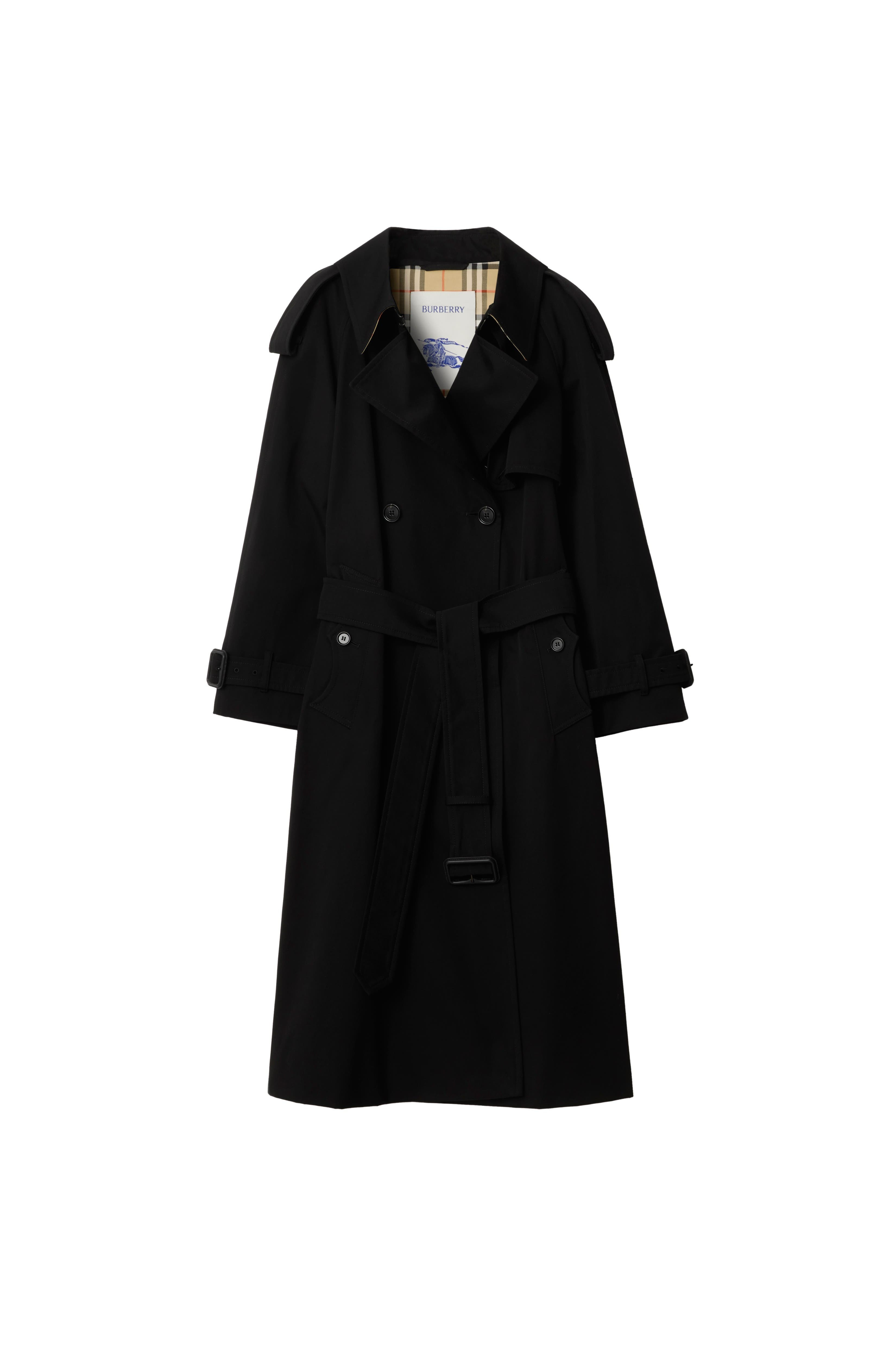 burberry Long Gabardine Fitzrovia Trench Coat in Black at Nordstrom - 2
