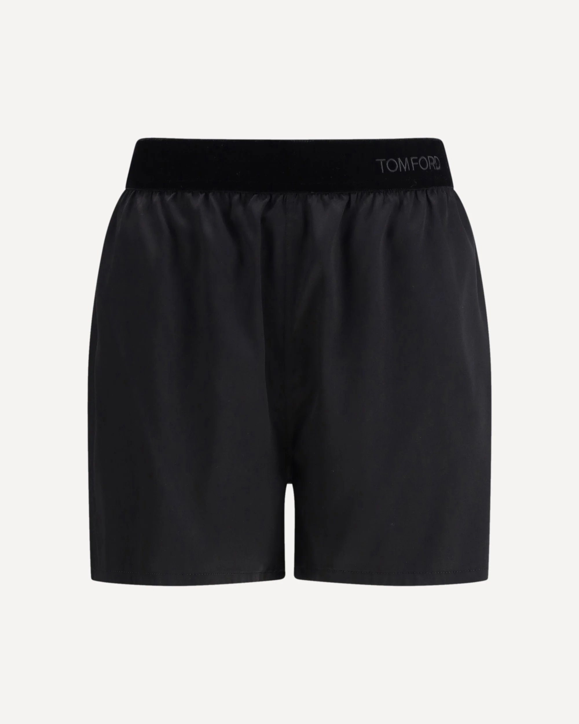 Stretch silk satin PJ Shorts - 1