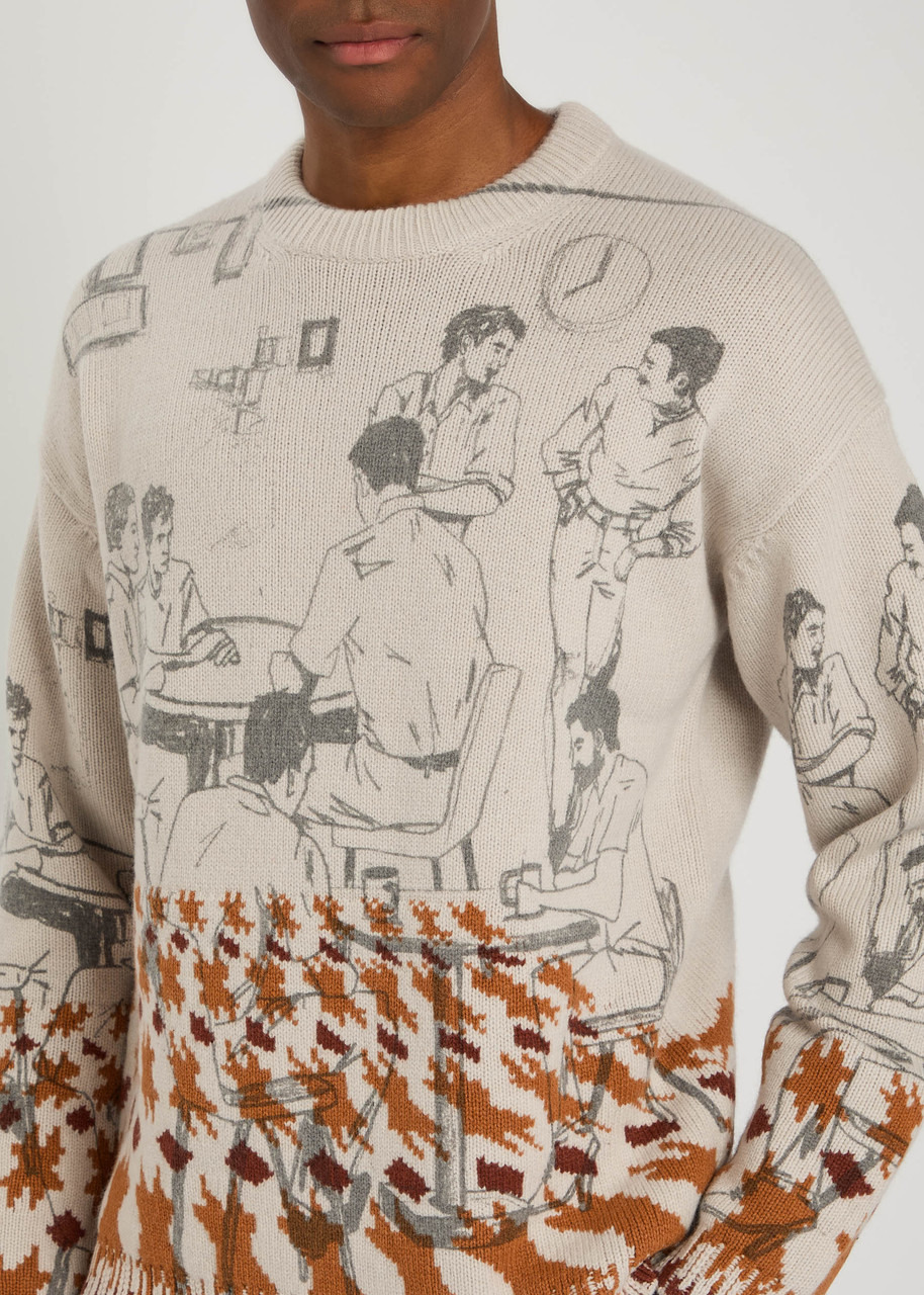 JW Anderson Intarsia Wool-blend Jumper - 5