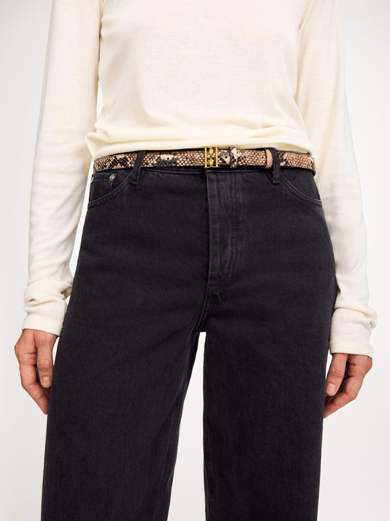BY MALENE BIRGER Marlos leather belt outlook