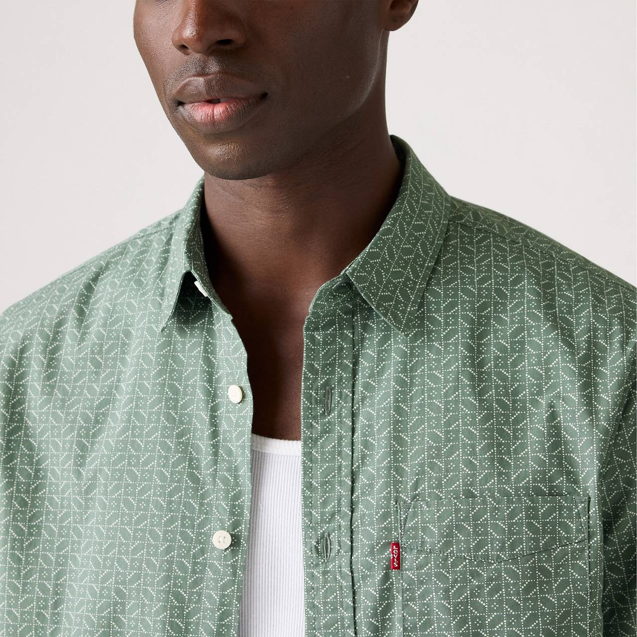 SHORT-SLEEVE CLASSIC STANDARD FIT SHIRT - 5
