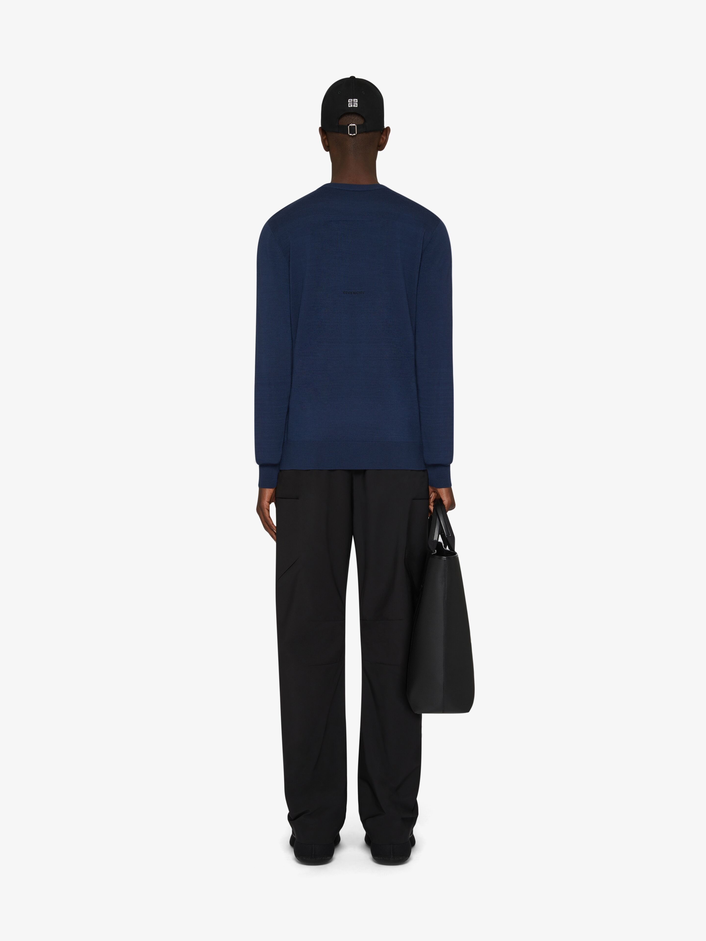 SWEATER IN WOOL WITH 4G EMBROIDERY - 4