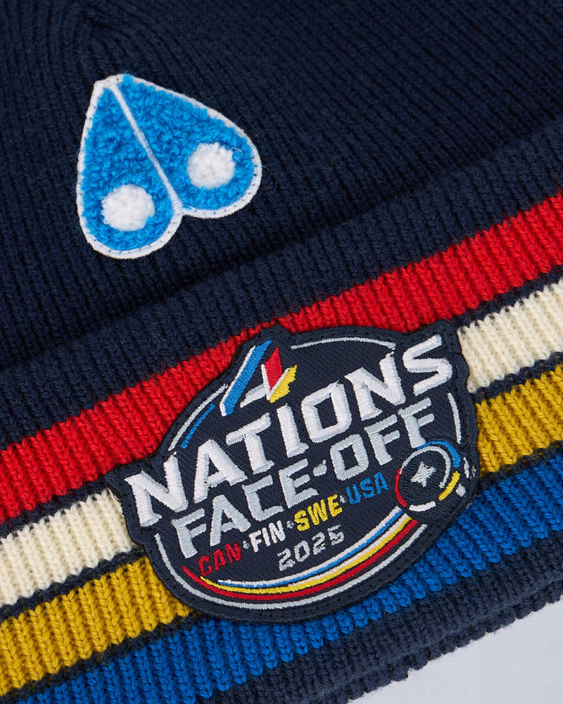 MOOSE KNUCKLES X NHL 4 NATIONS FACE-OFF BEANIE 4