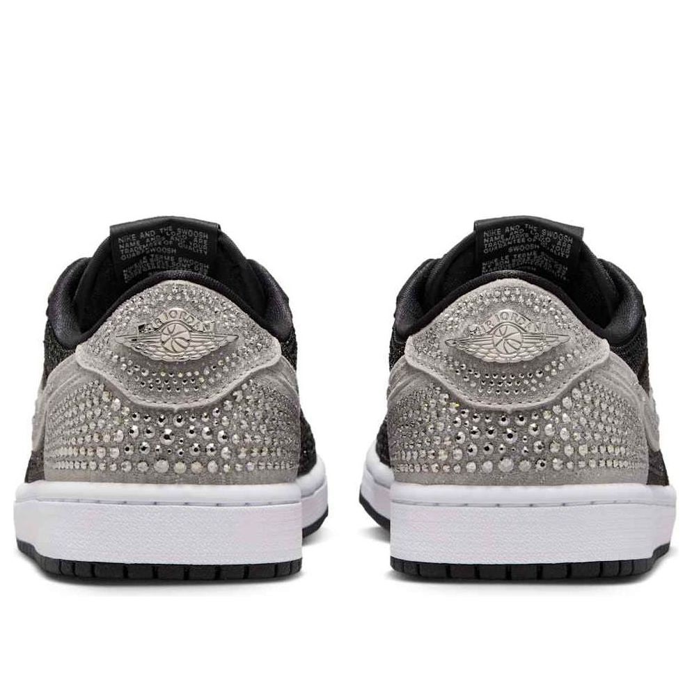 (WMNS) Air Jordan 1 Retro Low OG x Swarovski 'Stealth' HM9208-001 - 5