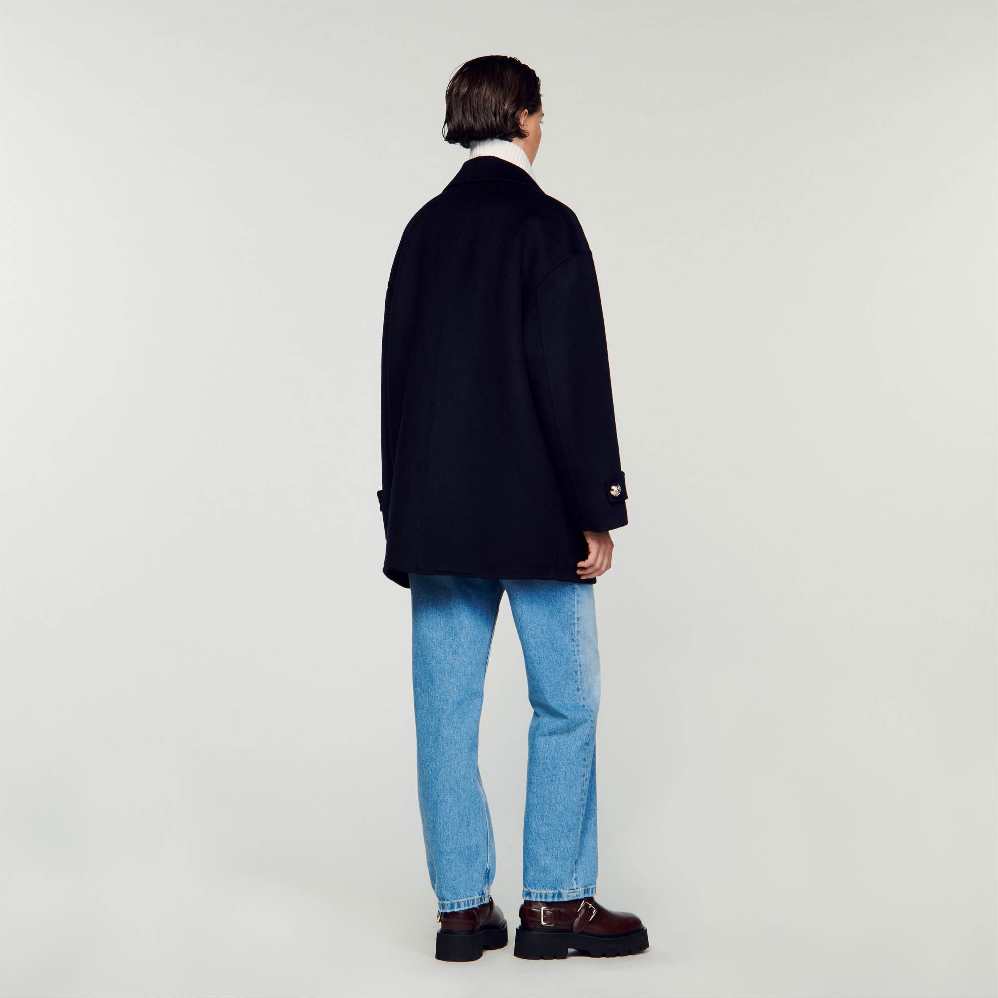 DOUBLE-BREASTED PEA COAT - 6