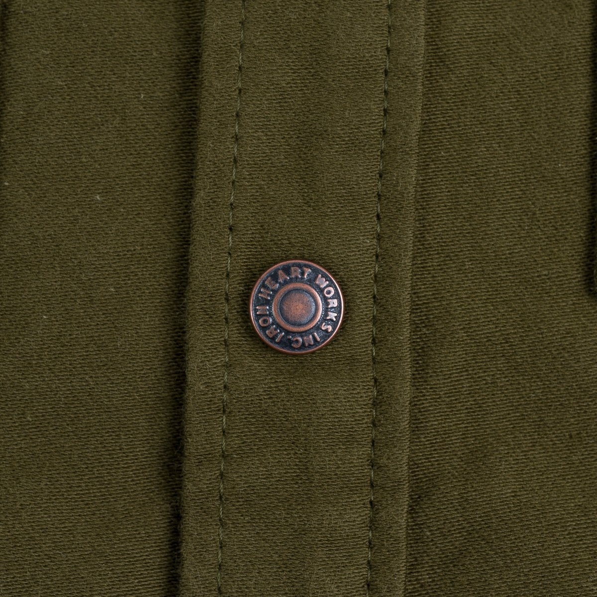 IHSH-331-ODG 12oz Moleskin CPO Shirt - Olive - 12