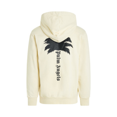 Palm Angels The Palm Hoodie in Off White outlook