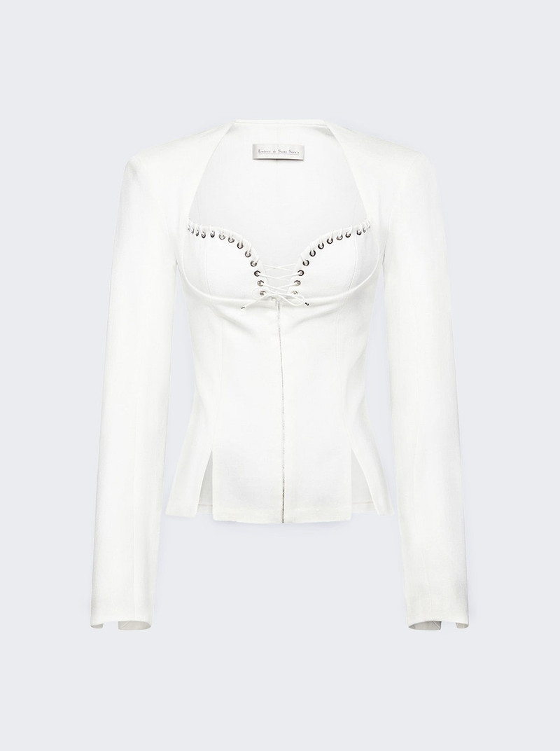 Rebecca Jacket Optical White 1