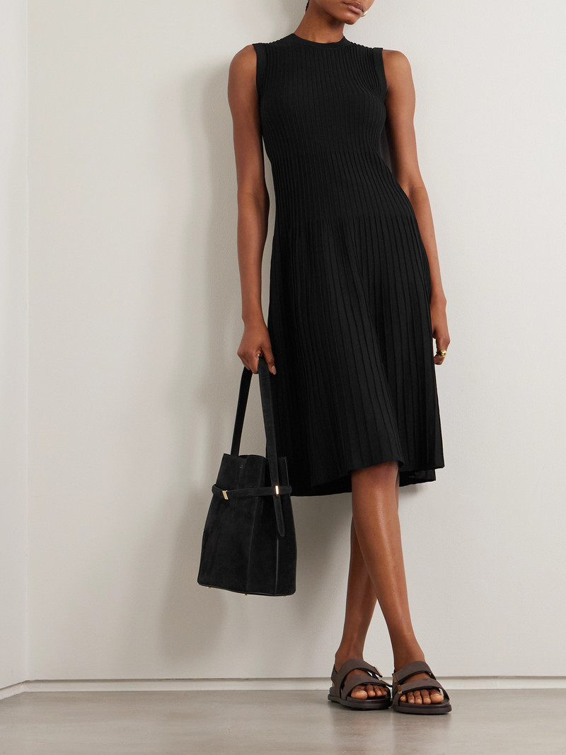 Max Mara Pegizio Ribbed-knit Midi Dress outlook