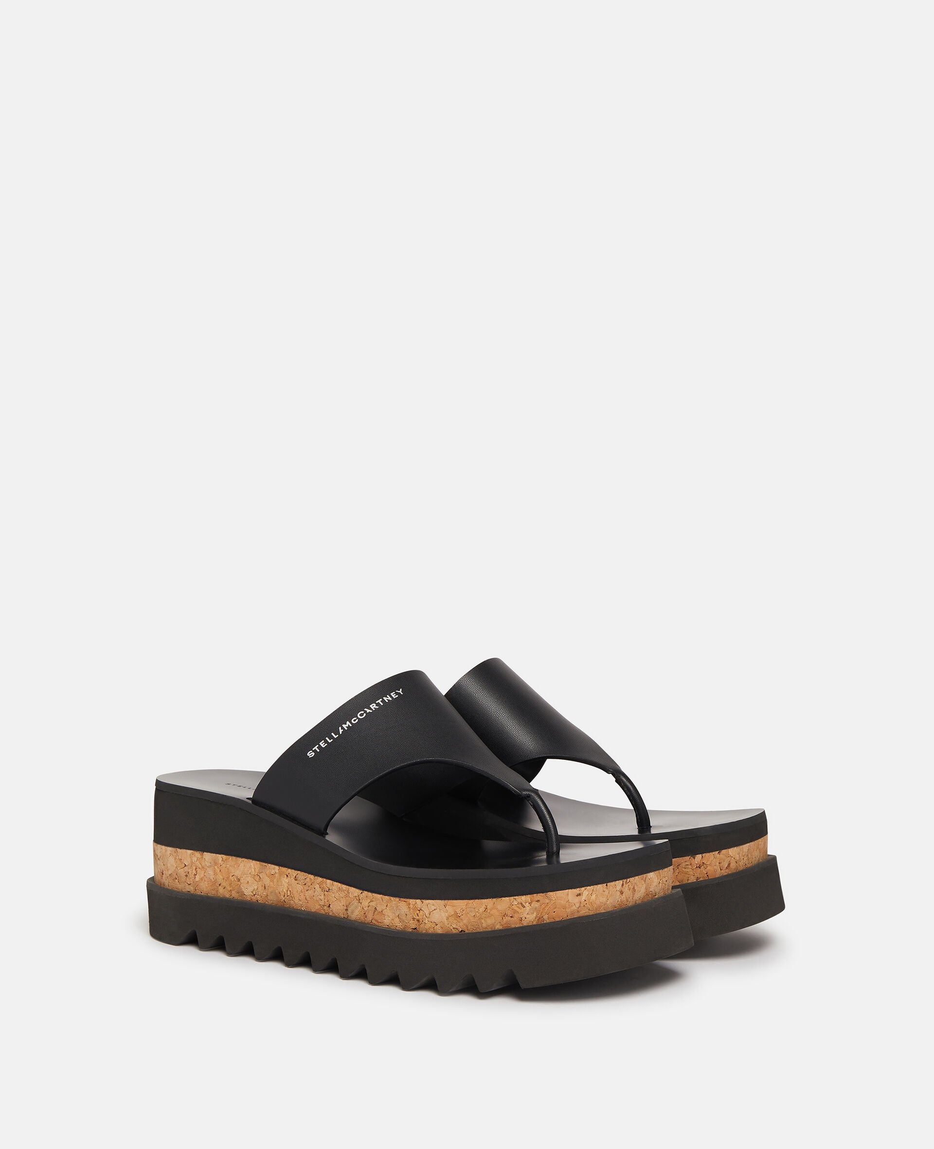 Stella McCartney Sneak-Elyse Platform Thong Sandals | REVERSIBLE