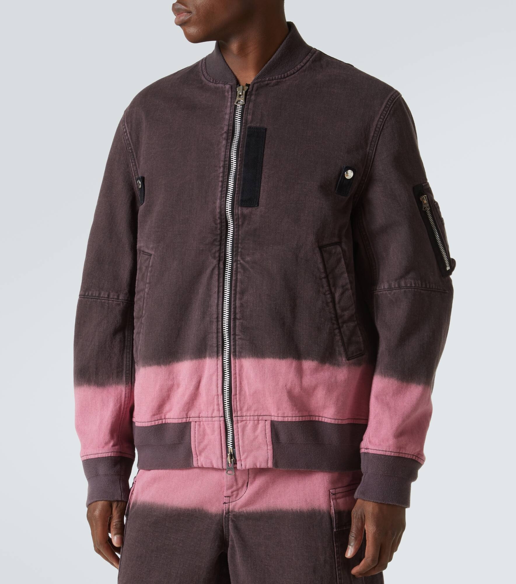 Ombré cotton blouson - 3