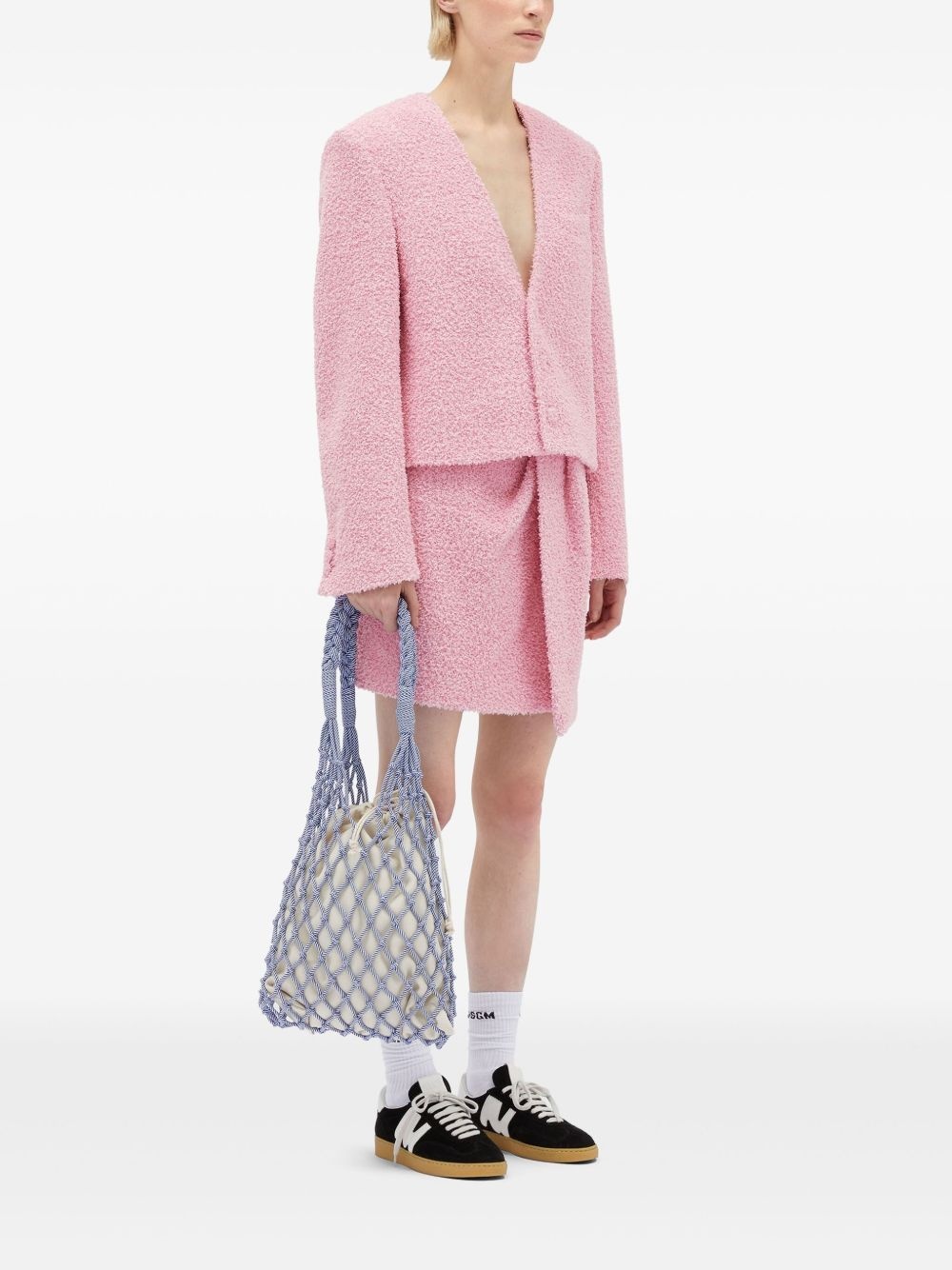 textured-knit jacket - 3