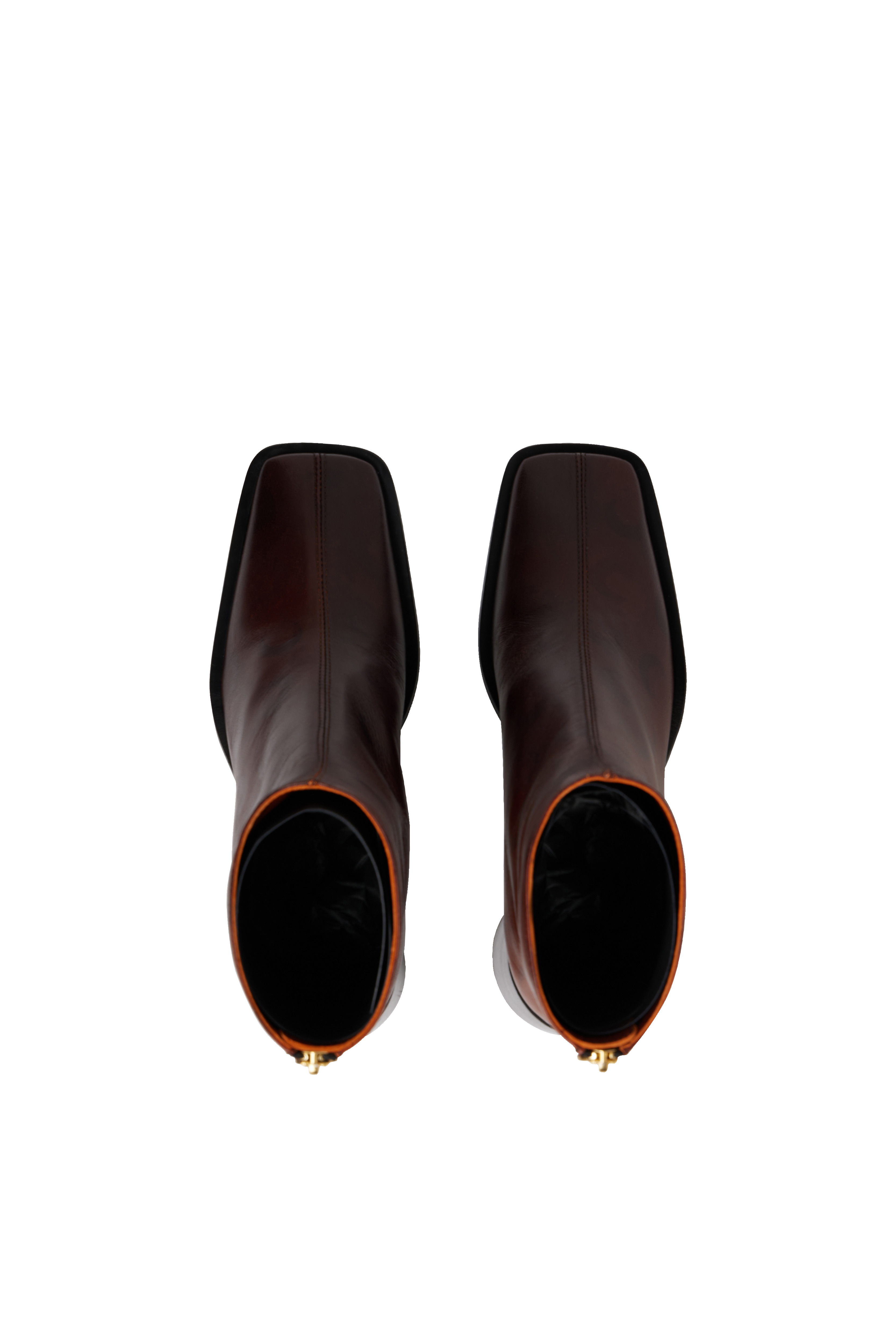 Airbrushed Crafted Leather Ankle Boots - 4