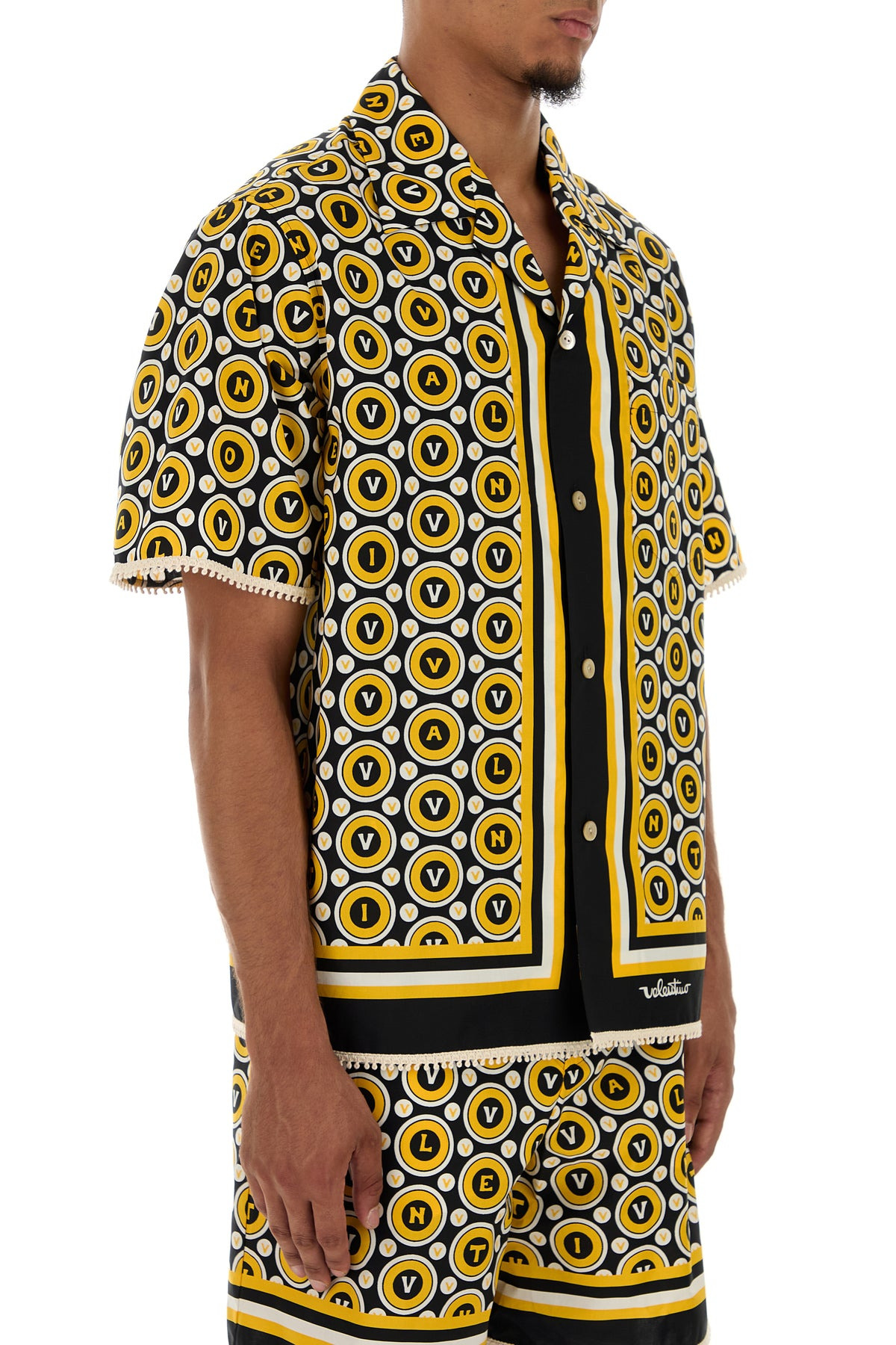 Printed poplin shirt - 3