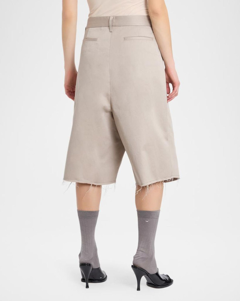 Cotton Wrap Culotte Shorts 3