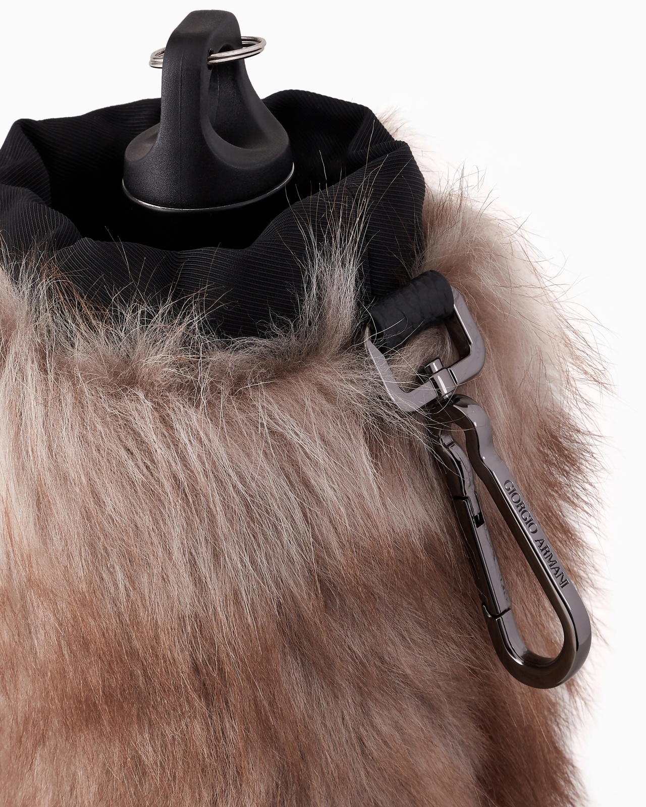 GIORGIO ARMANI NEVE WATER BOTTLE WITH SHEEPSKIN HOLDER - 4