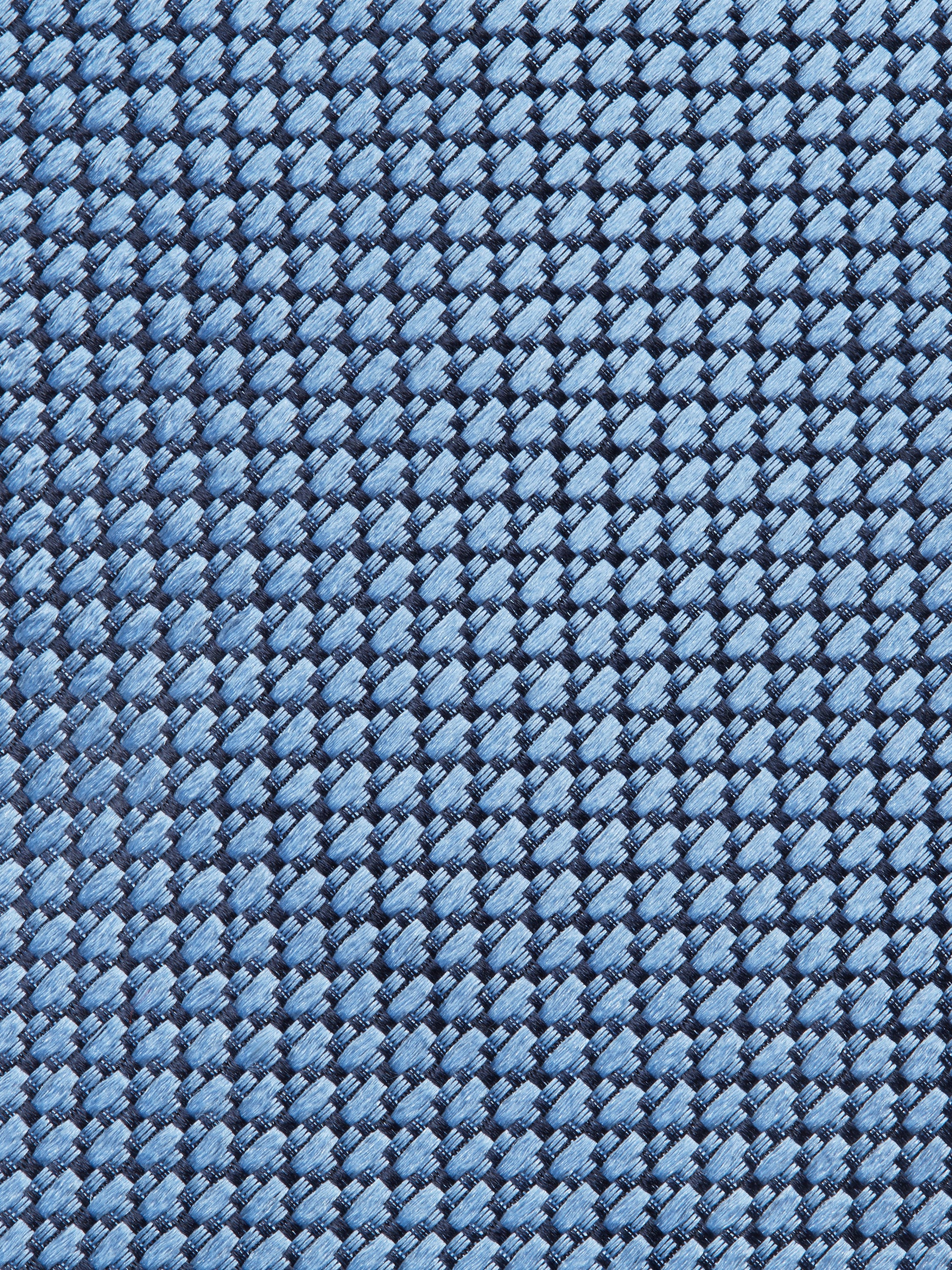 LIGHT BLUE SILK TIE - 2