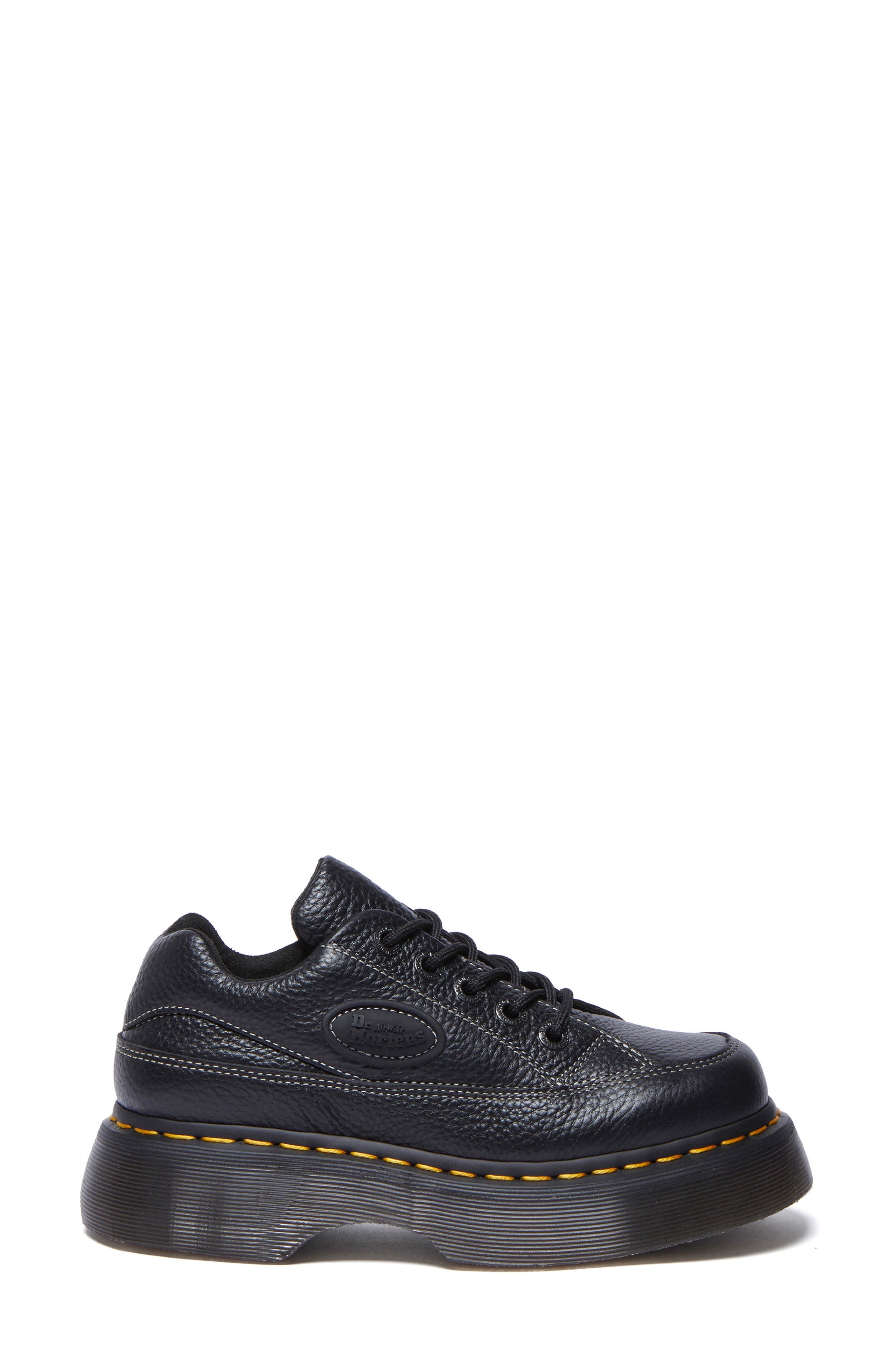 Dr. Martens Buzz 5i Mixed Media Platform Sneaker in Black at Nordstrom - 4