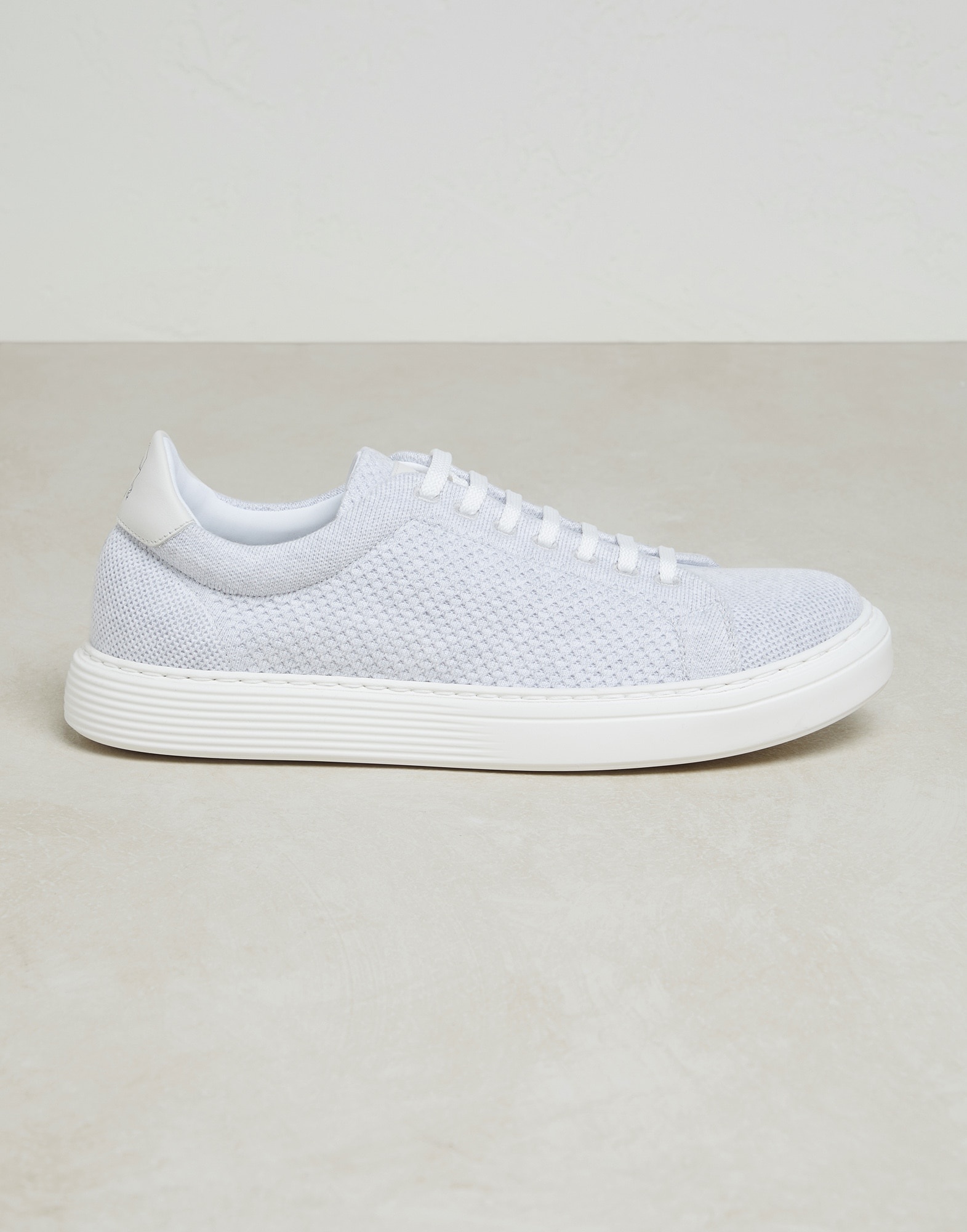 Techno cotton knit sneakers - 1