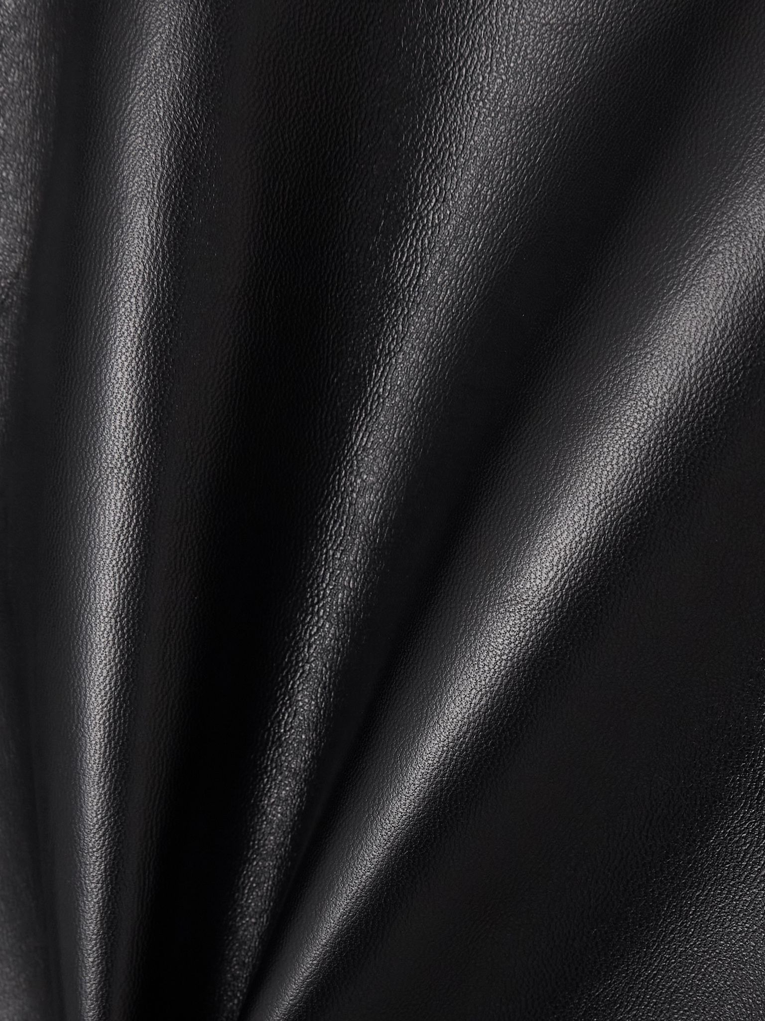 Minnie leather mini skirt Black - 5