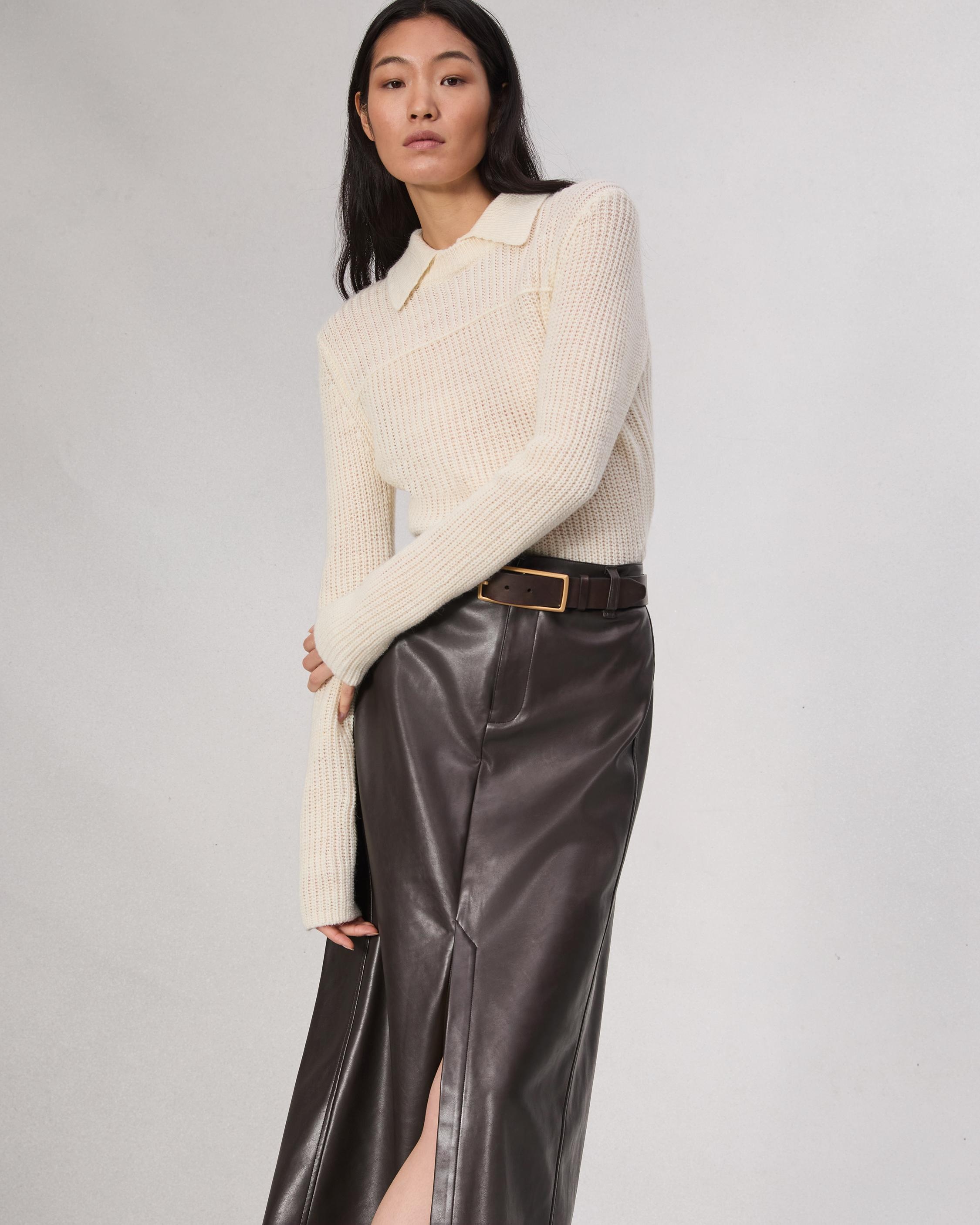 Rayne Faux Leather Skirt - 7