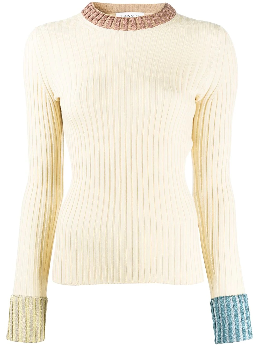 rib-knit jumper - 1