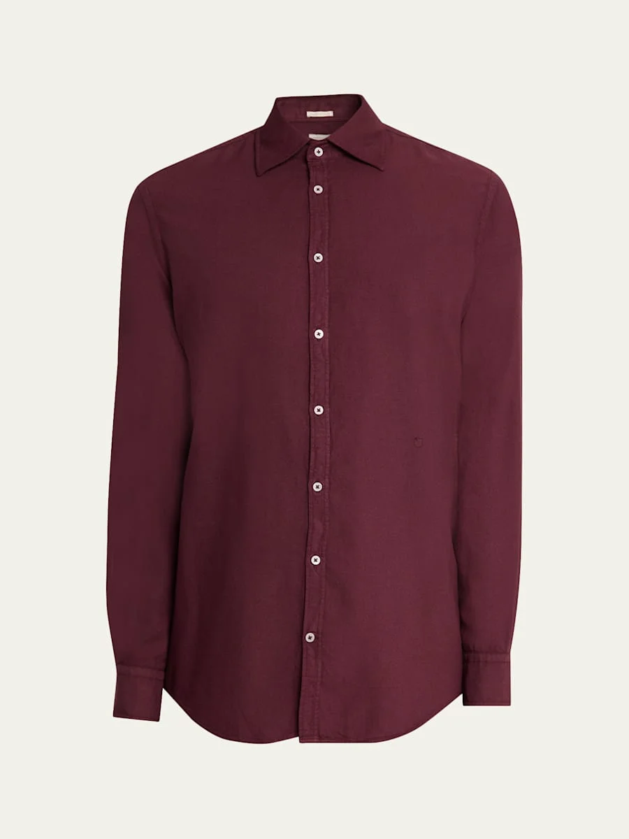 Men's Genova Solid Sport Shirt - 1