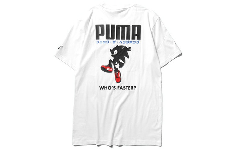 PUMA PUMA x SONIC Graphic Short Sleeve TEE White 598107-52 outlook