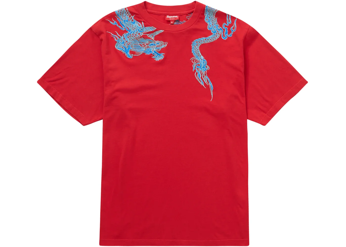 Supreme Dragon Wrap S/S Top Red - 1