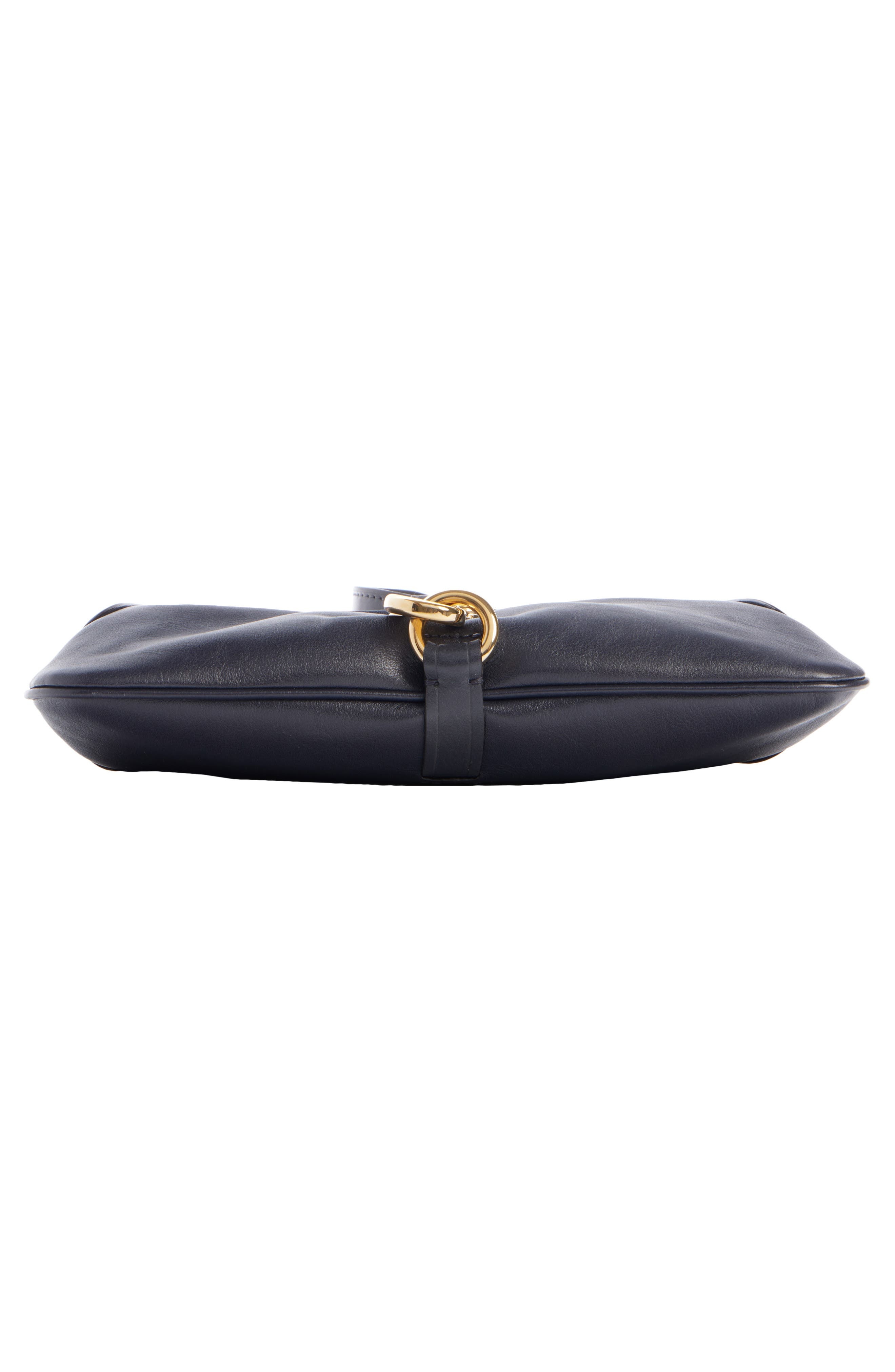 Chloé Kerala 25 Leather Shoulder Bag in 44C Black Navy at Nordstrom - 5