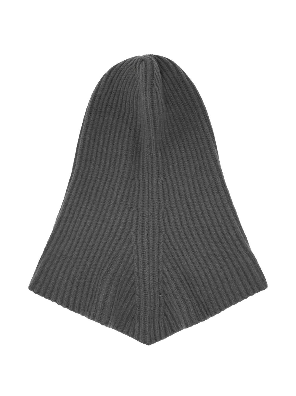 hooded ribbed balaclava - 2
