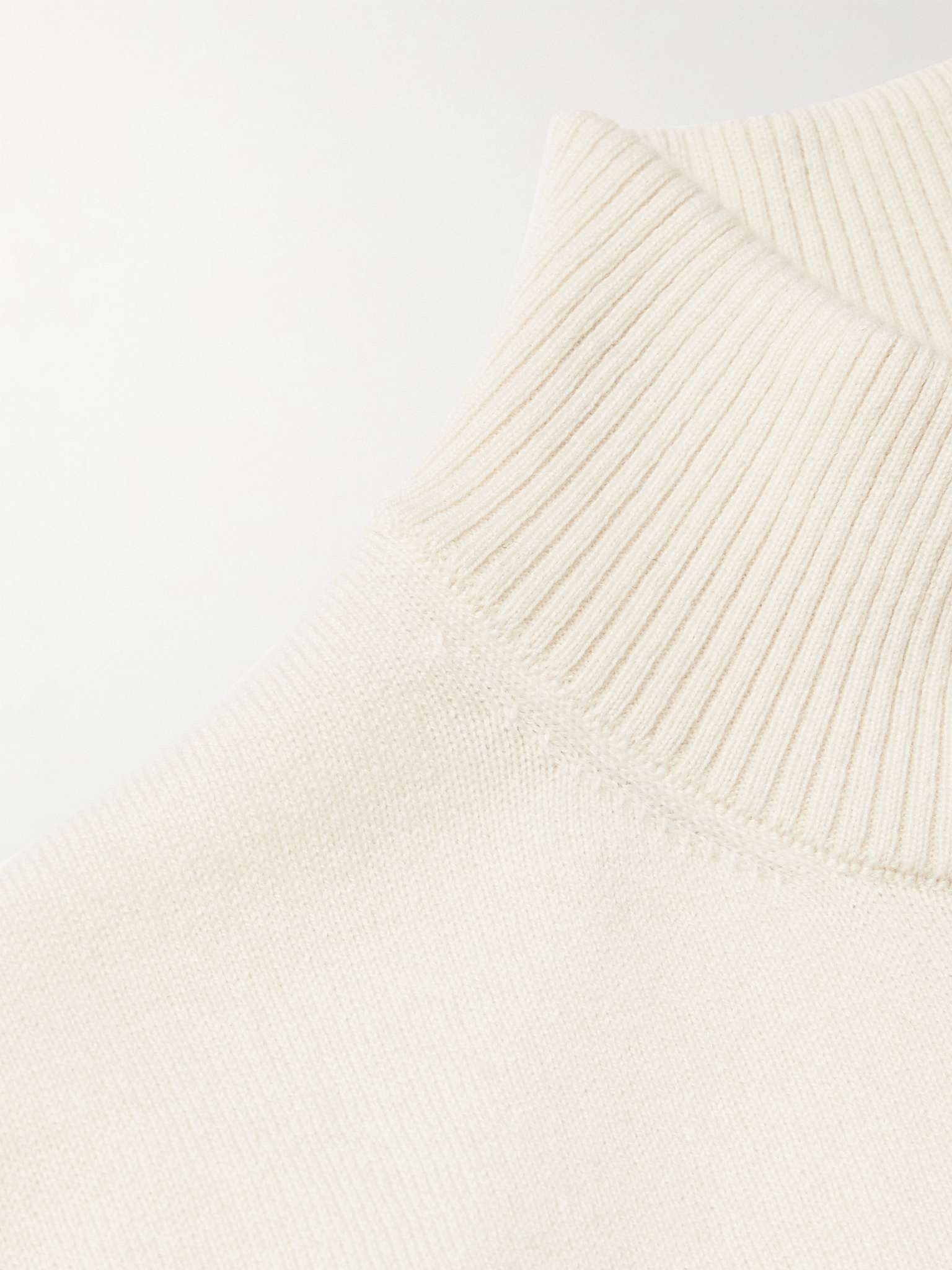 Cashmere Mock-Neck Sweater - 5