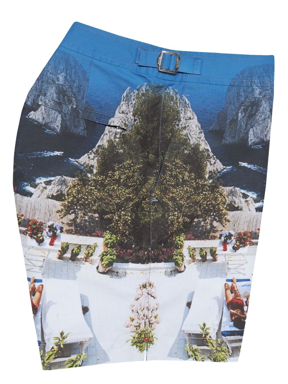 Bulldog Photographic-print swim shorts - 2