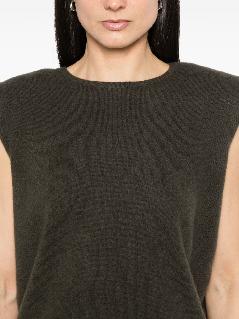 cashmere vest - 5