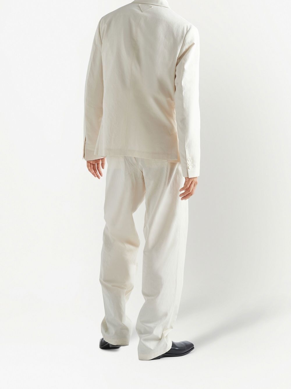 double-breasted cotton jacket - 3